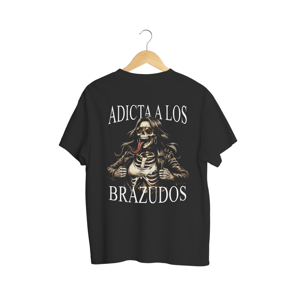Playera Adicta a los Brazudos - Calacas Chidas