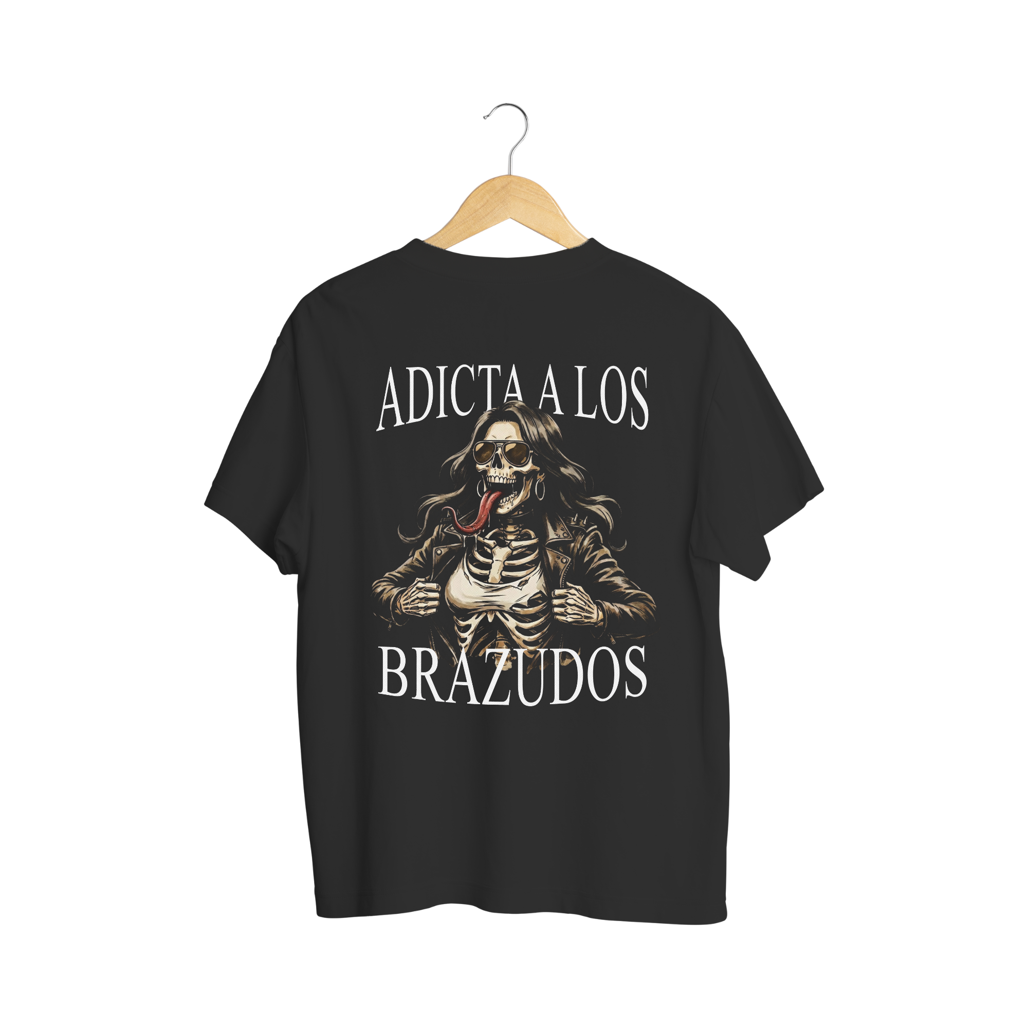 Playera Adicta a los Brazudos - Calacas Chidas