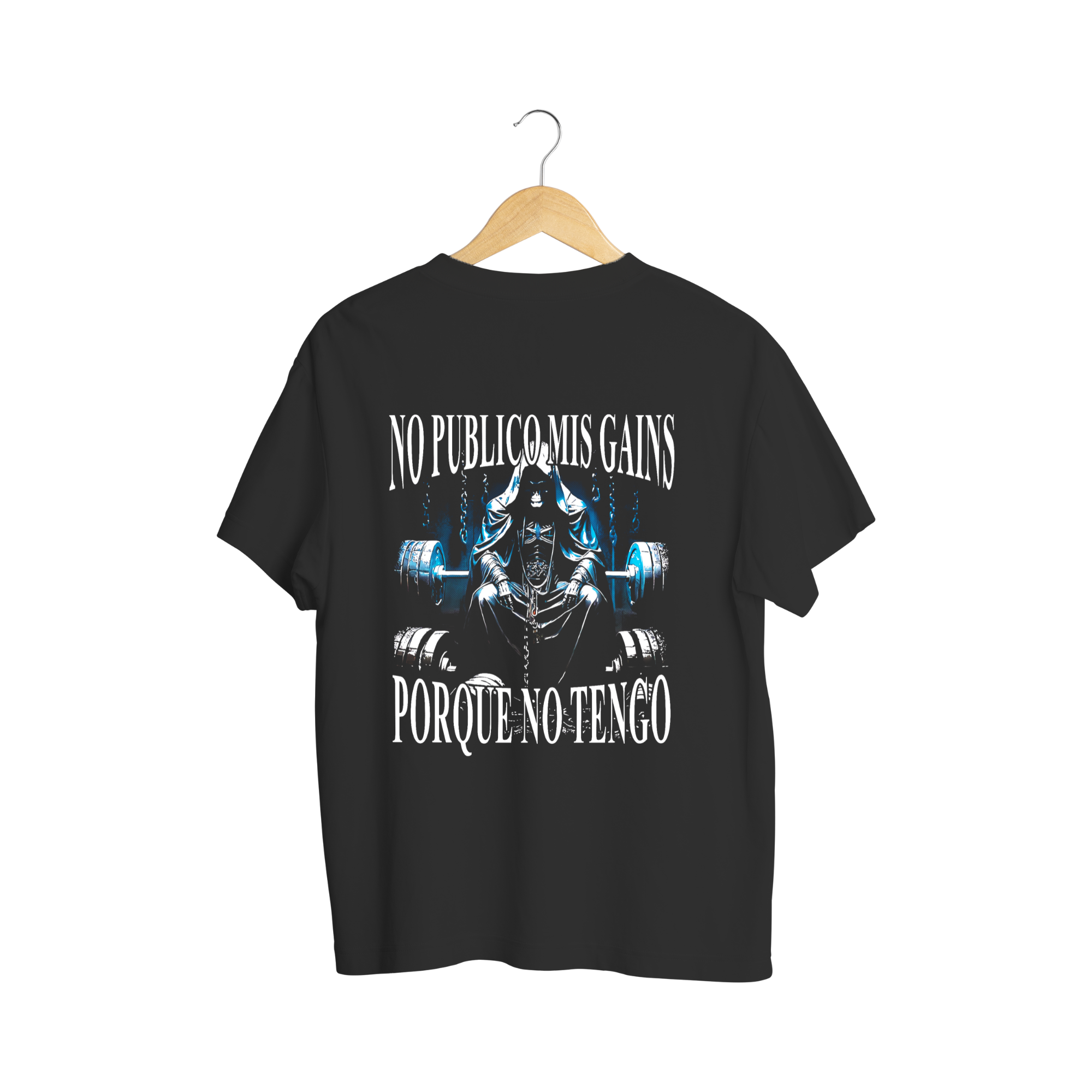 Playera No Publico Mis Gains - Calacas Chidas