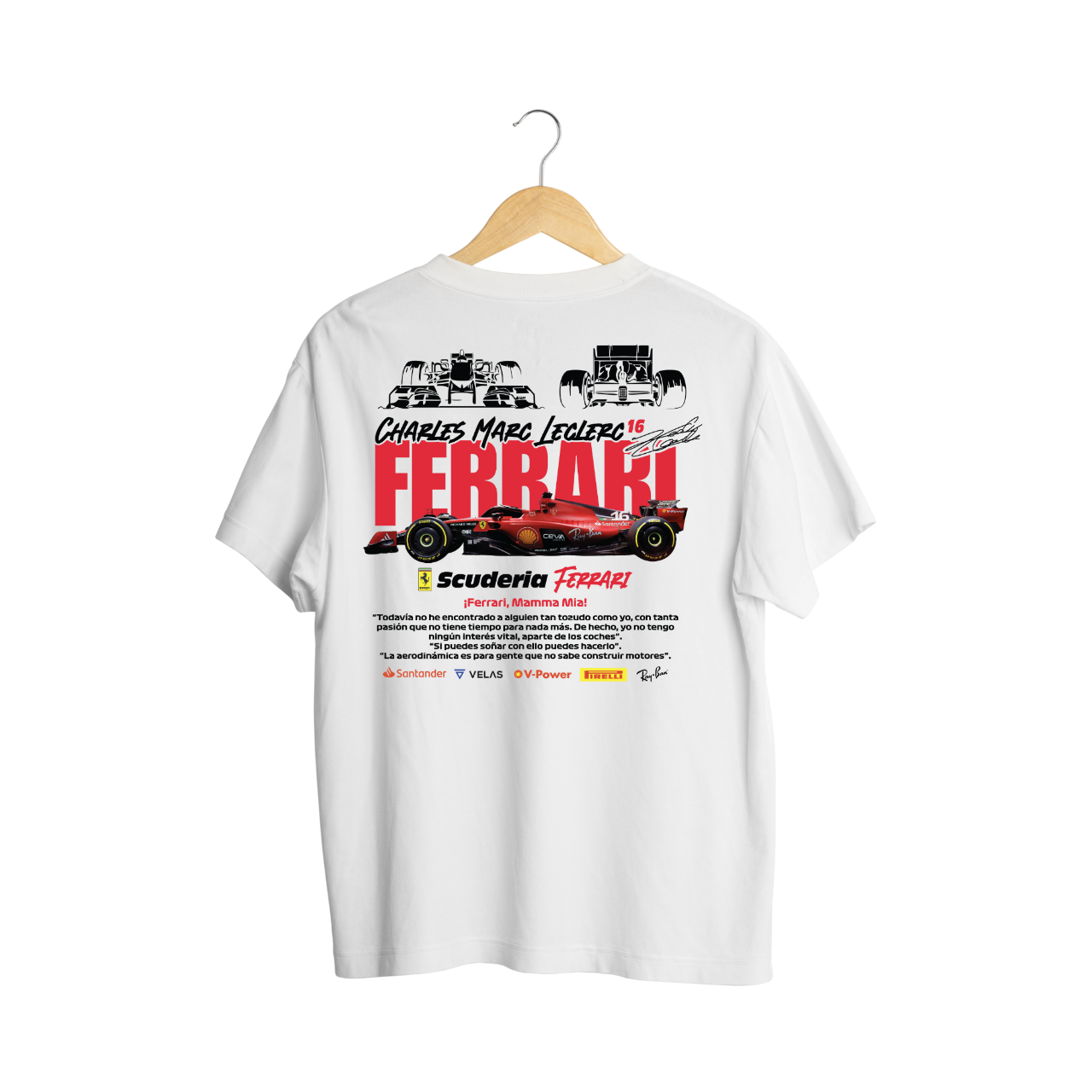 Playera Charles Marc - Ferrari