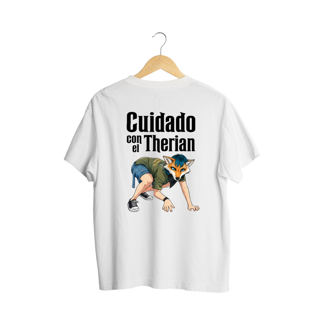 Playera Cuidado Con El Therian - Street Series