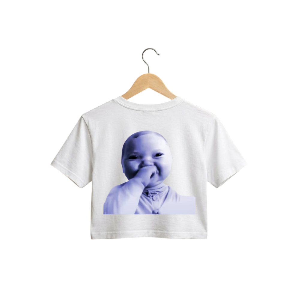 Playera Blue Baby Meme - Camiseta Art Series - 100% Algodón Premium