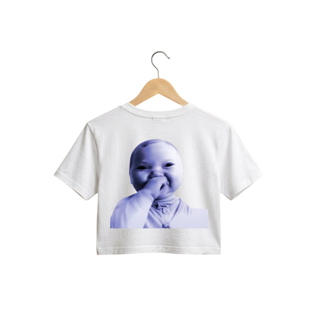 Playera Blue Baby Meme - Camiseta Art Series - 100% Algodón Premium