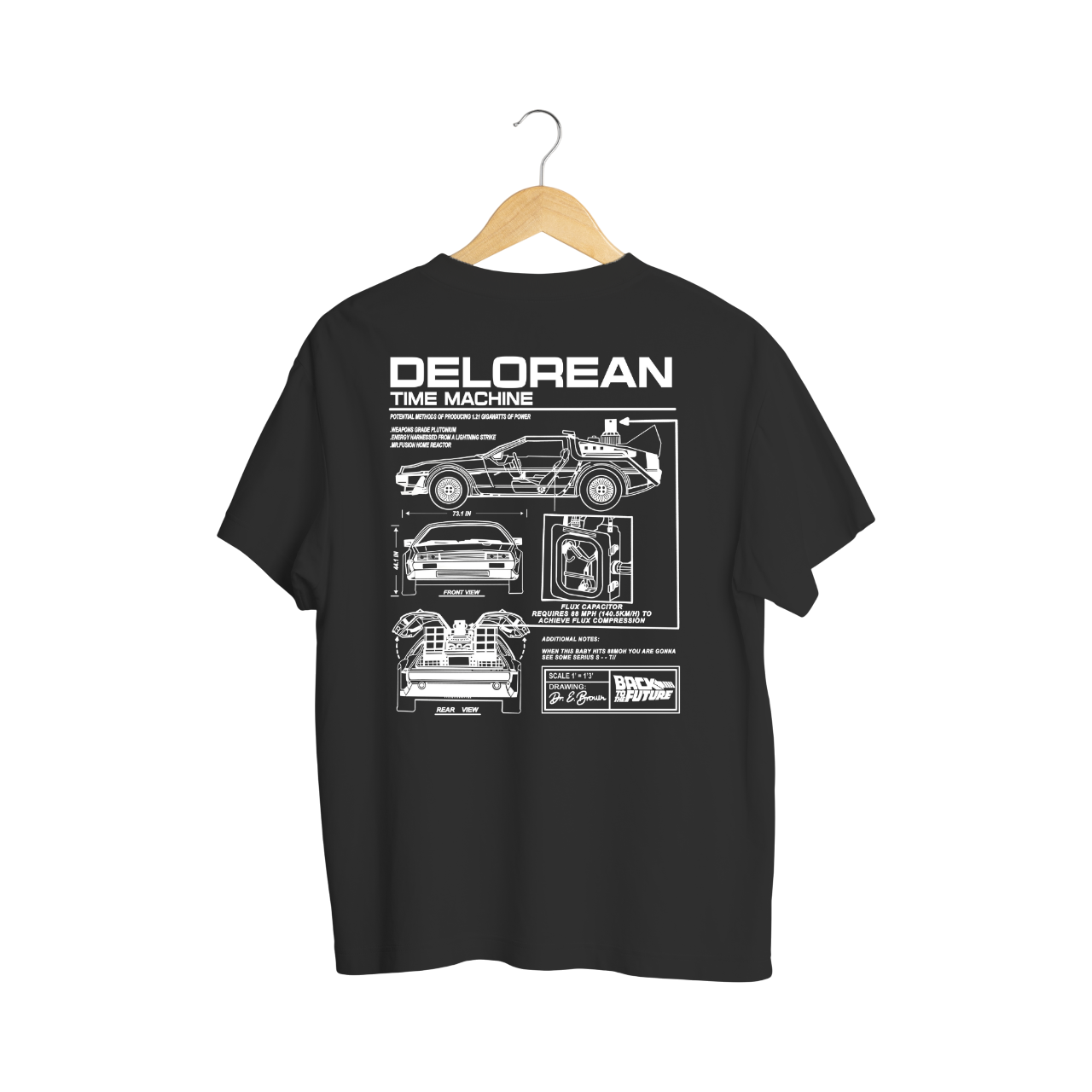 Playera Delorean - TIme Machine