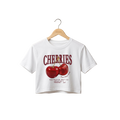 Playera Cherries - Camiseta Art Series - 100% Algodón Premium