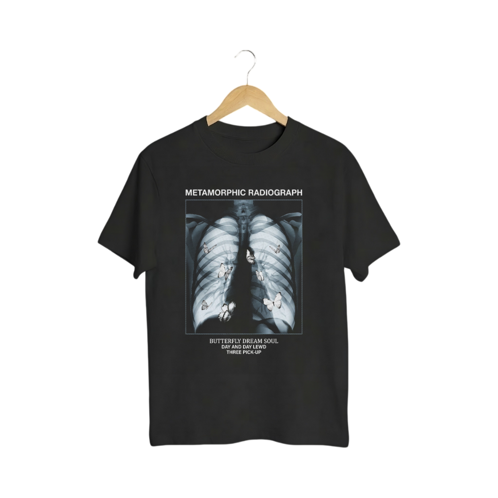 Playera Metamorphic Radiograph - Camiseta Art Series - 100% Algodón Premium