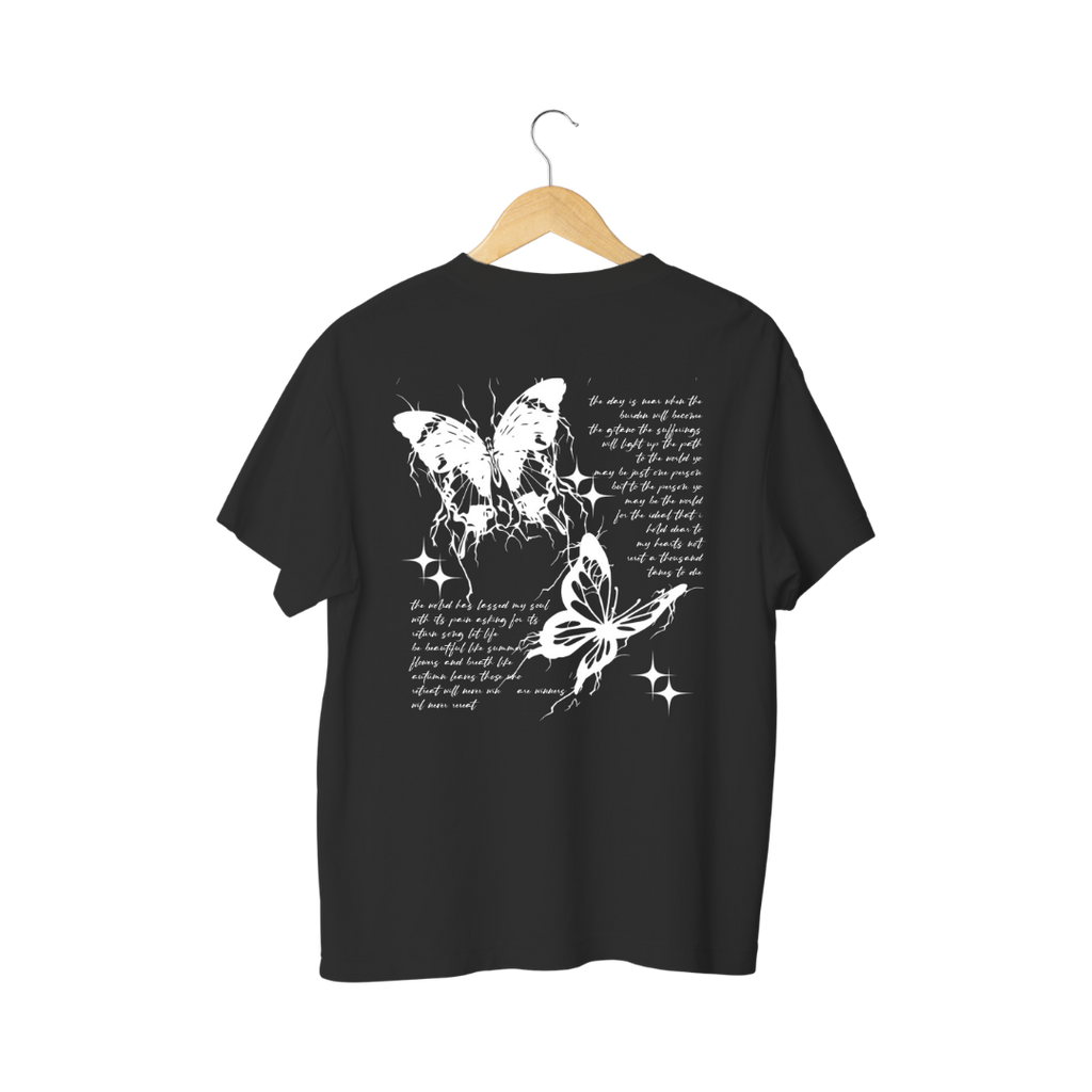 Playera Mariposas Sigilism - Camiseta Art Series - 100% Algodón Premium