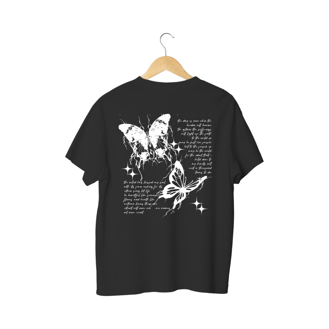 Playera Mariposas Sigilism - Camiseta Art Series - 100% Algodón Premium