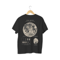 Playera The Moon Lunar Phases - Camiseta Art Series - 100% Algodón Premium