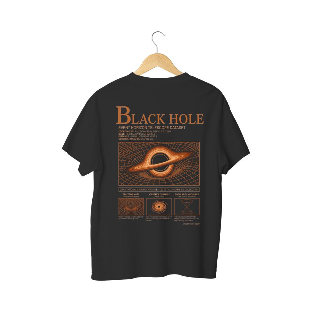 Playera Black Hole - Camiseta Art Series - 100% Algodón Premium