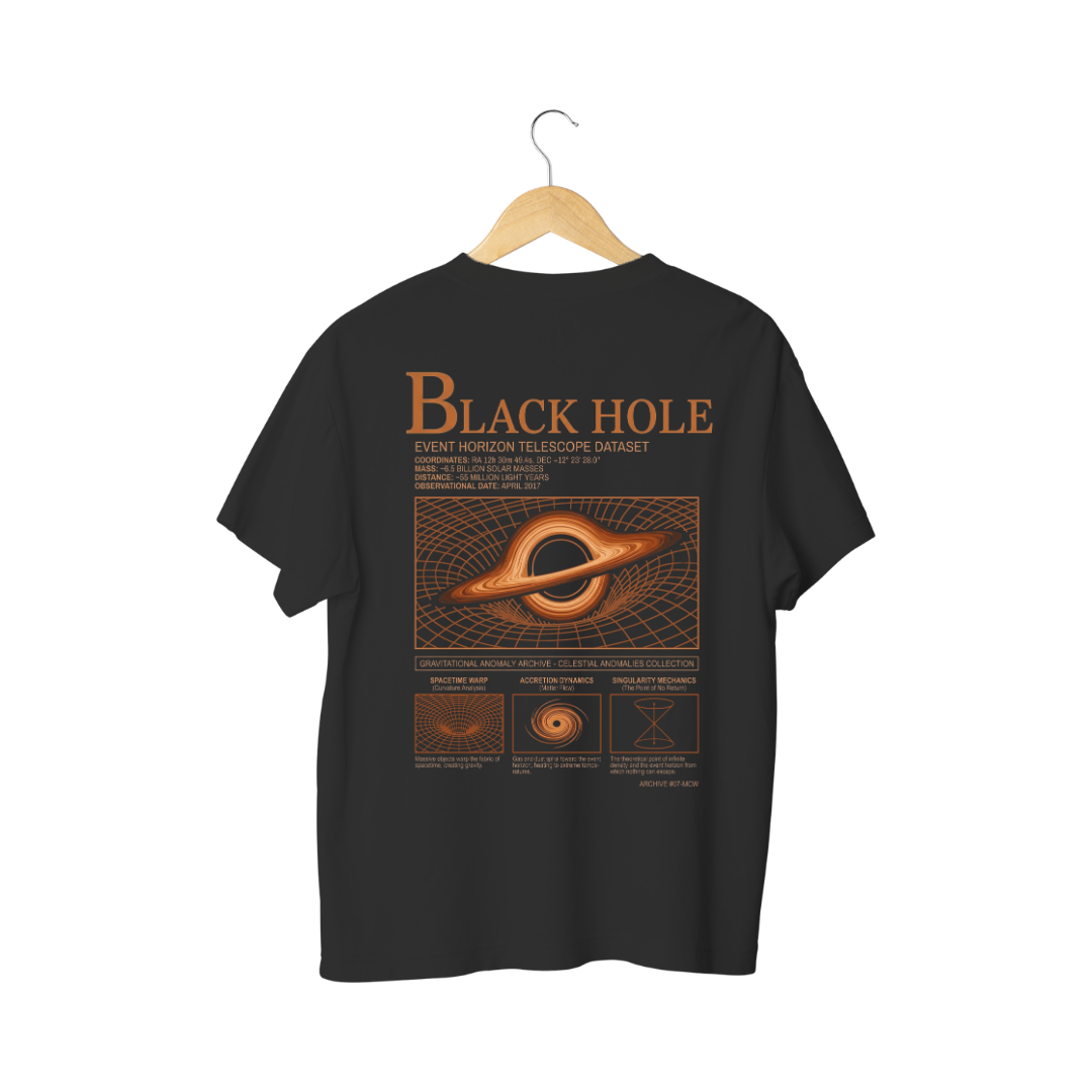 Playera Black Hole - Camiseta Art Series - 100% Algodón Premium