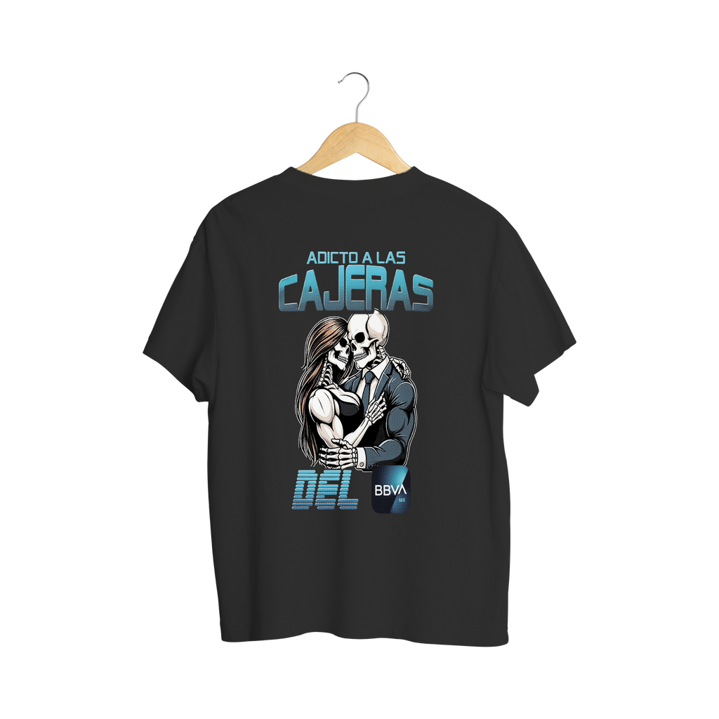 Playera Adicto a las Cajeras - Calacas Chidas