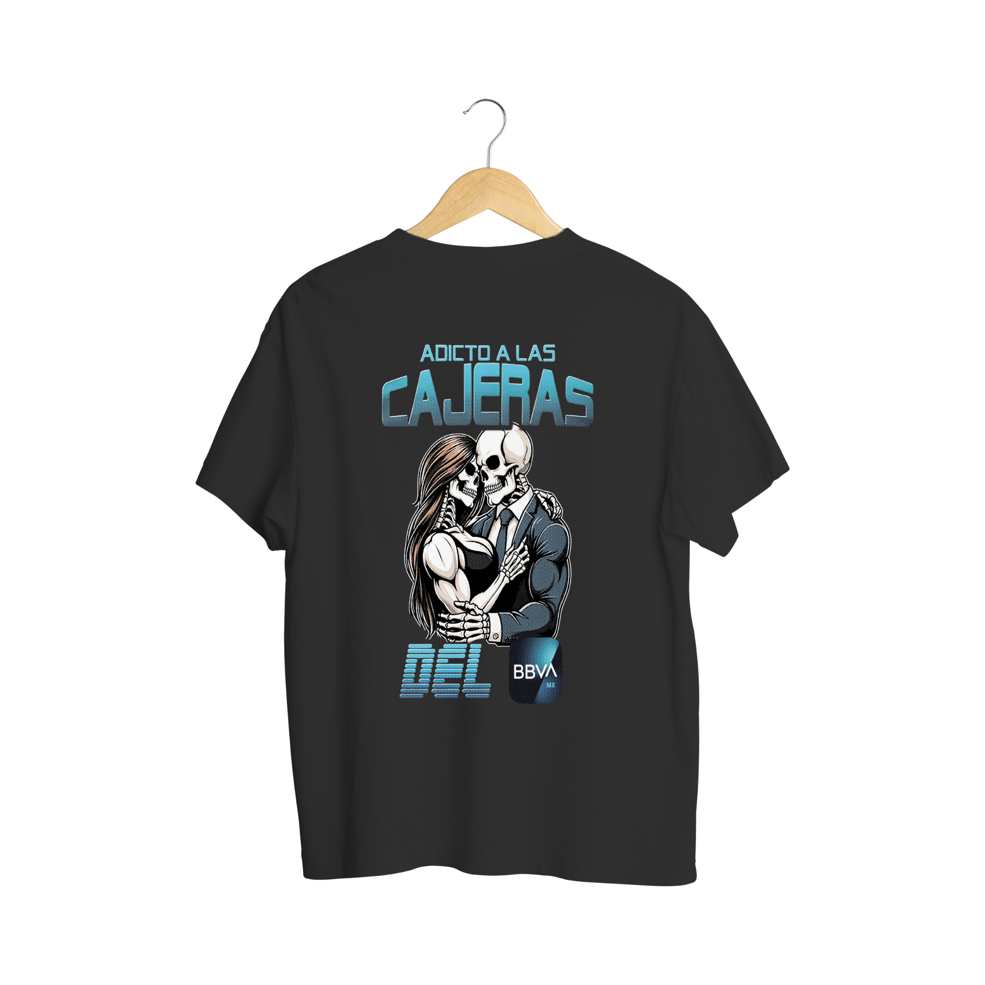 Playera Adicto a las Cajeras - Calacas Chidas