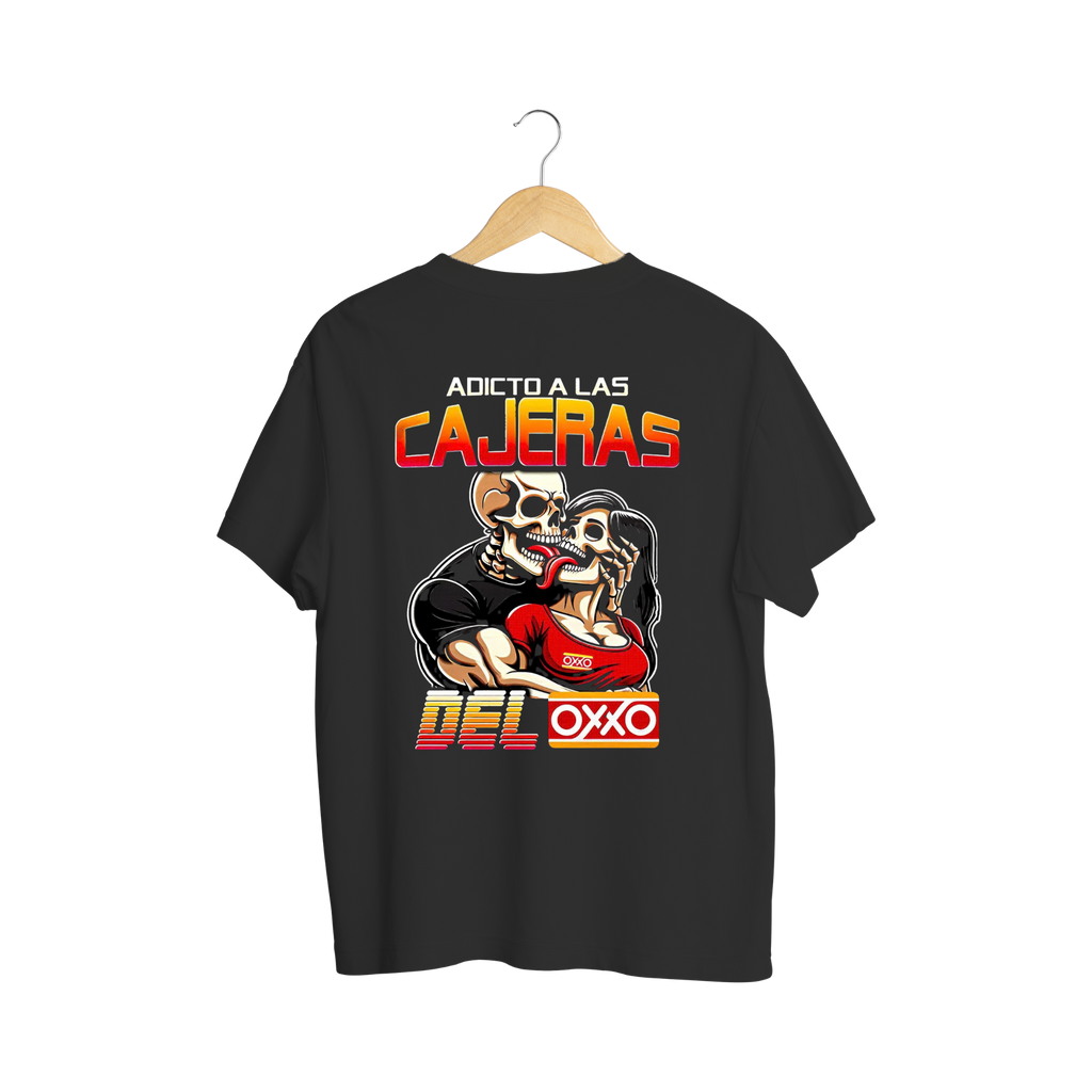 Playera Adicto a las Cajeras - Calacas Chidas