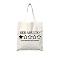 Tote Bag Ser Adulto: 1 Estrella – Eco-friendly & Sarcástica