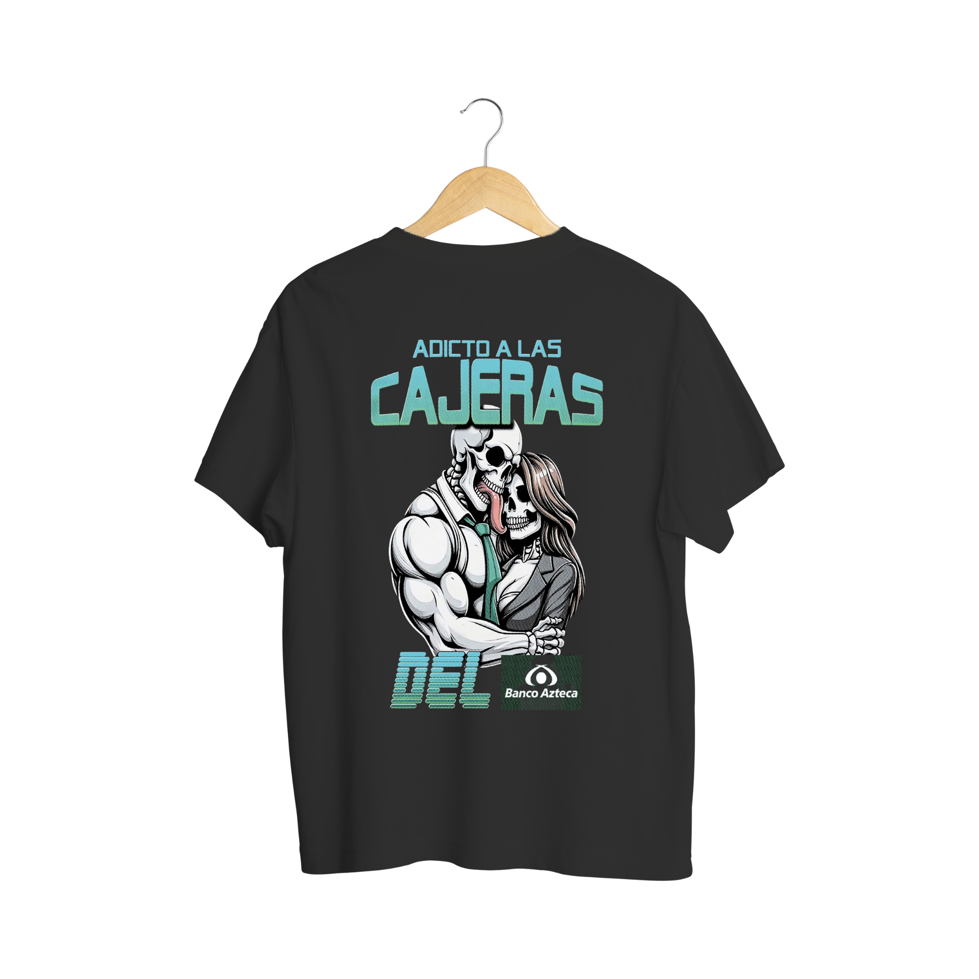 Playera Adicto a las Cajeras - Calacas Chidas