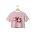 Playera Im Lost But I Like It- Crop Top
