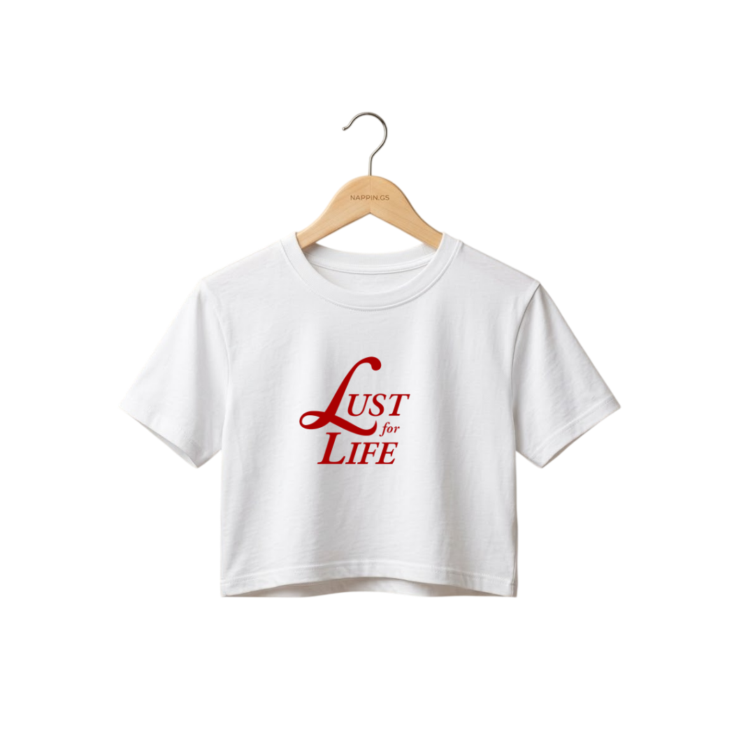 Playera Lust For Life - Crop Top