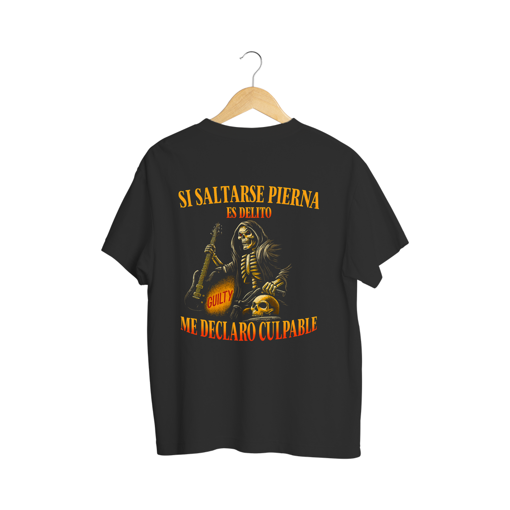 Playera Si Saltarse El Día De Pierna- Calacas Chidas